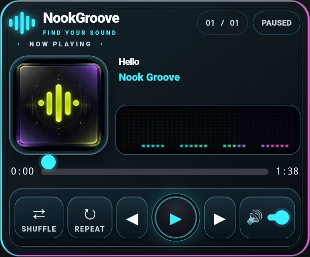 Actual Polar NookGroove player preview