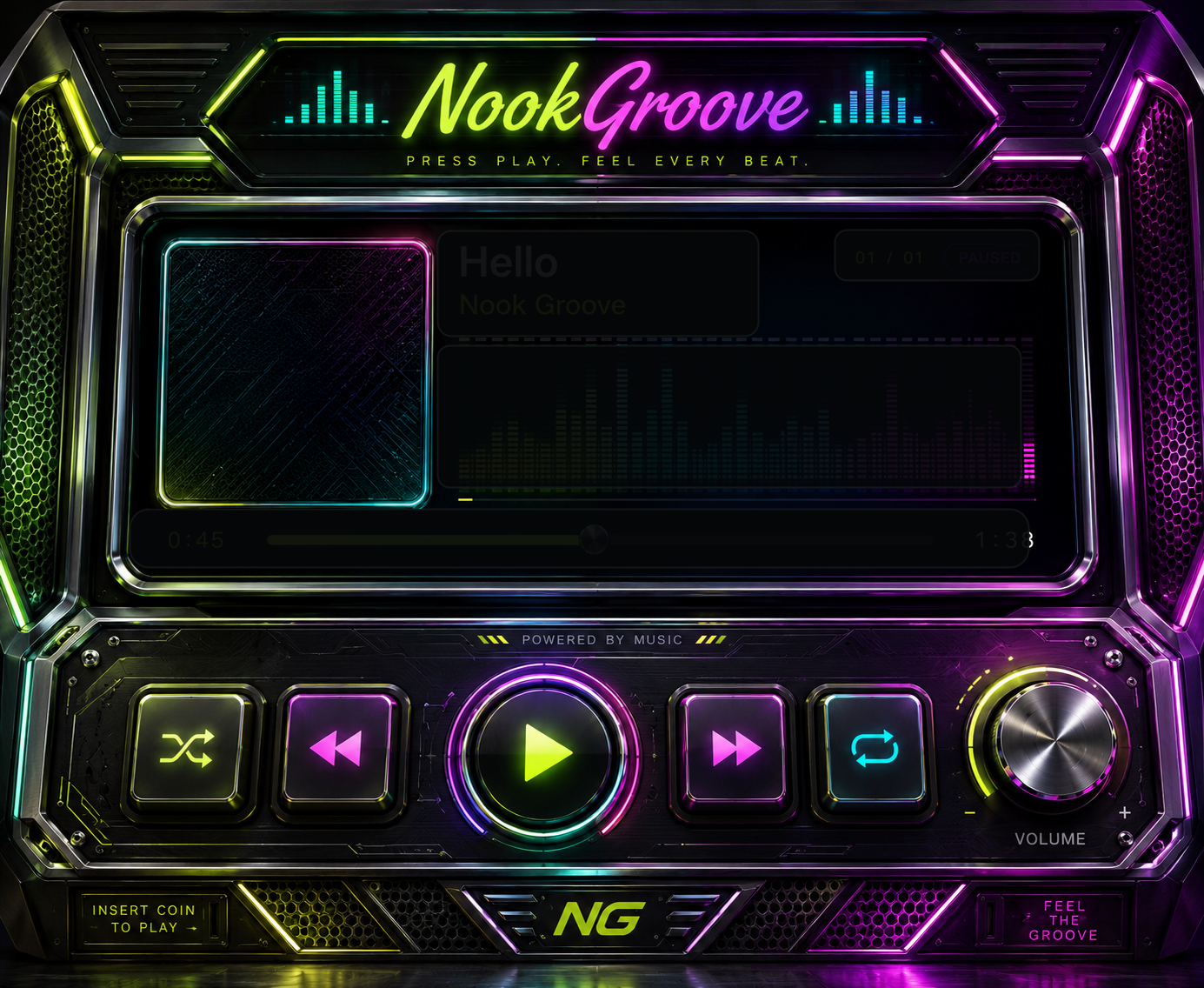 Arcade Audio Cabinet premium player preview